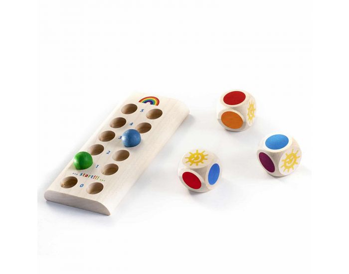 MILANIWOOD Jeu en bois Arc-en-ciel - D�s 4 ans
