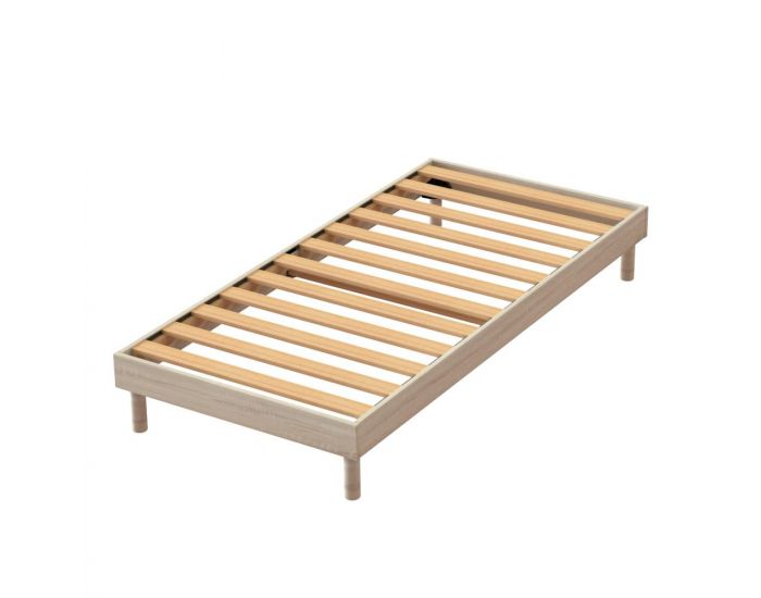 OLYMPE LITERIE Sommier � Lattes Kit Easy - Ch�ne - 1 Place 90x200 cm