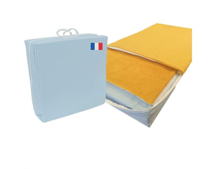 EASY DORT Matelas 60x120 cm - Kit Couchage Voyage - VALISETTE LIT PARAPLUIE