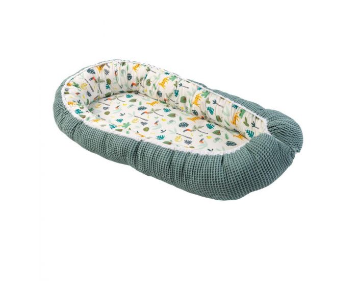 ULLENBOOM Cocoon B�b� - Matelas & Nid d'ange - R�ducteur lit - Vert For�t