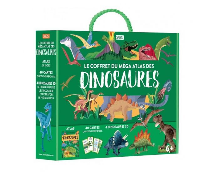 SASSI JUNIOR Mga Atlas des Dinosaures - Ds 6 ans