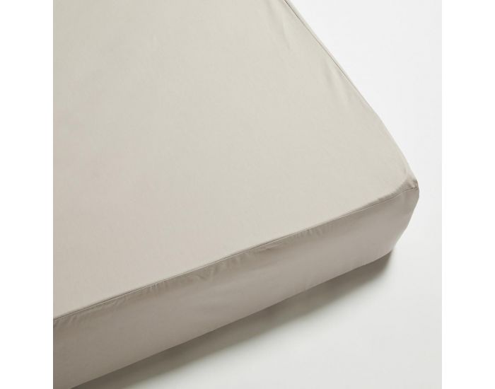 MA LITERIE NATURELLE Drap housse Marron Froid pour b�b�