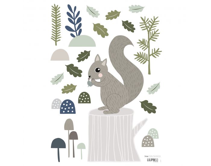 LILIPINSO Stickers D�co �cureuil