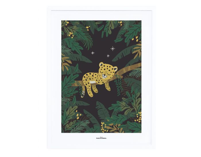 LILIPINSO Affiche Encadr�e Gu�pard Endomi