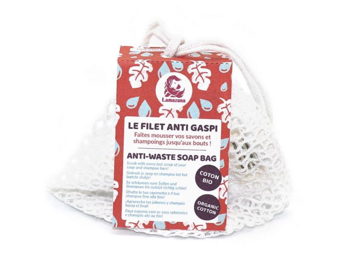 LAMAZUNA Filet Anti-Gaspi pour cosm�tiques solides 