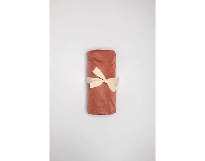 KADOLIS  Al�se Drap Housse Landau Imperm�able Jersey Tencel - Terracotta