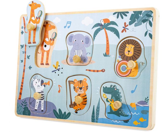 ULYSSE Puzzle Sonore Jungle - D�s 12 mois