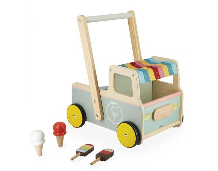JANOD Chariot de Marche marchand de glaces - D�s 12 mois