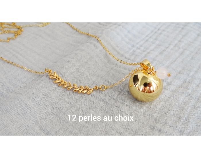 MADELEINE ET MAMAN Bola de Grossesse - Feuille Pierre