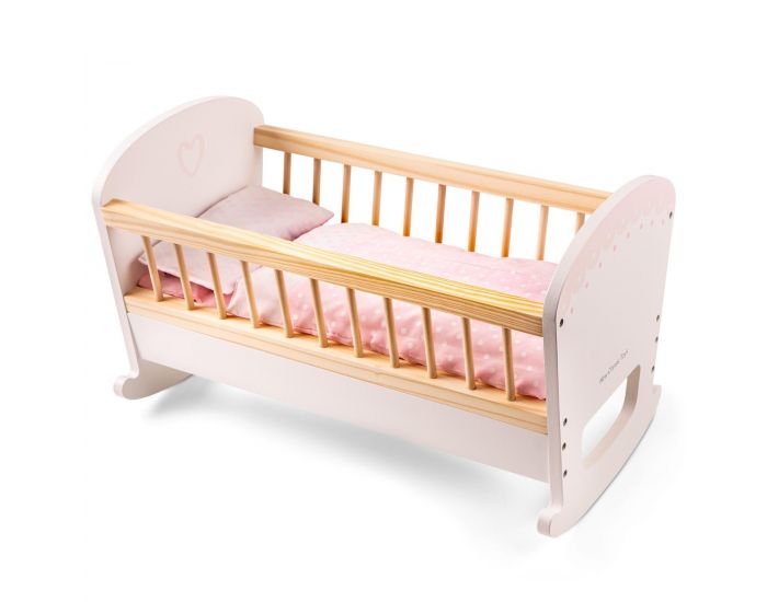 NEW CLASSIC TOYS Lit de Poup�e en Bois Blanc - D�s 3 ans