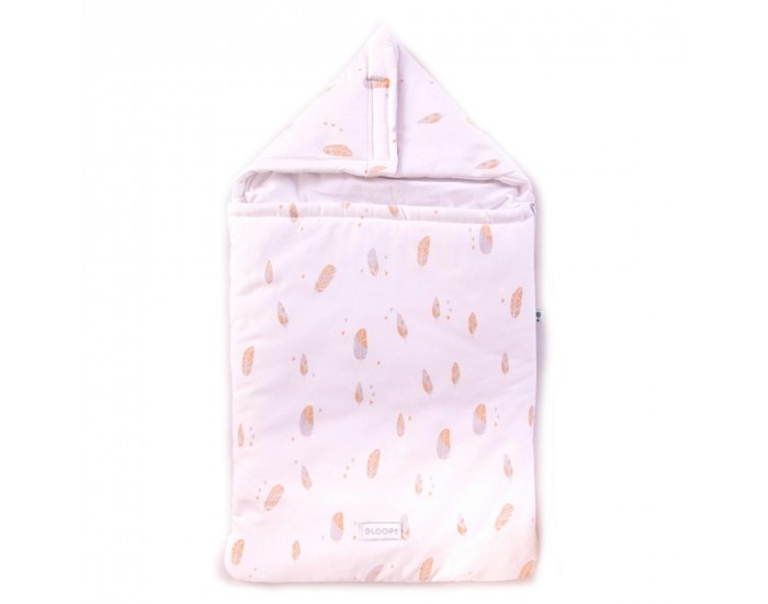 GLOOP Nid d'ange en Coton Bio - Motif Plumes