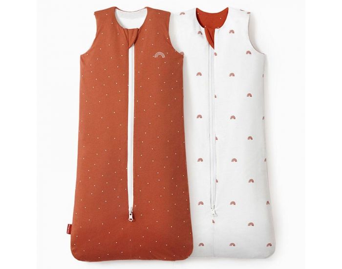 LES PETITES BILLES Gigoteuse r�versible 4 saisons Terracotta 6-18 mois - LES PETITES BILLES