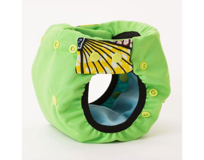 APIAFRIQUE Couche lavable TE2 - Taille 2 (4-8kg) - Anis - APIAFRIQUE