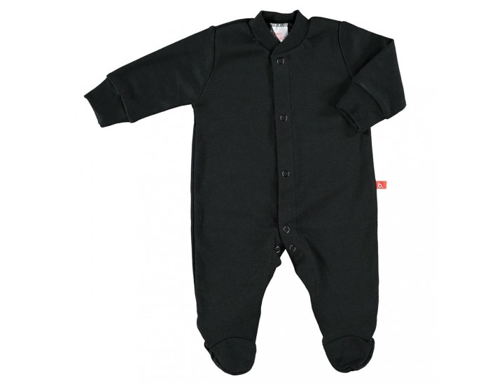 LIMOBASICS Pyjama de Naissance en Coton Bio - Noir