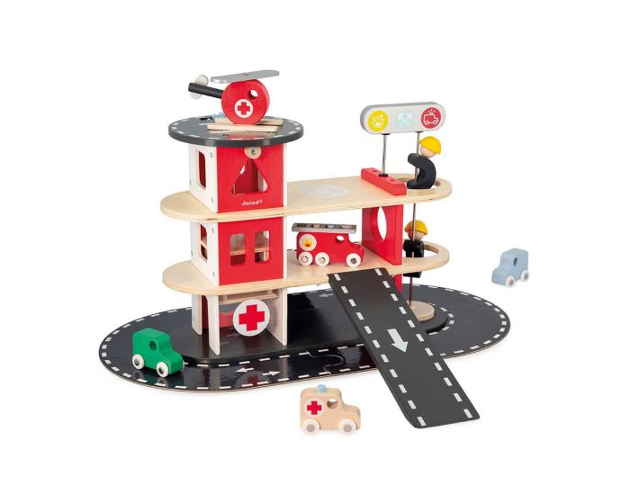 JANOD Caserne de pompiers en bois - Bolid - D�s 2 ans