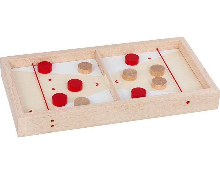 GOKI Jeu de Palets Super Puck 2 en 1 - A partir de 6 ans