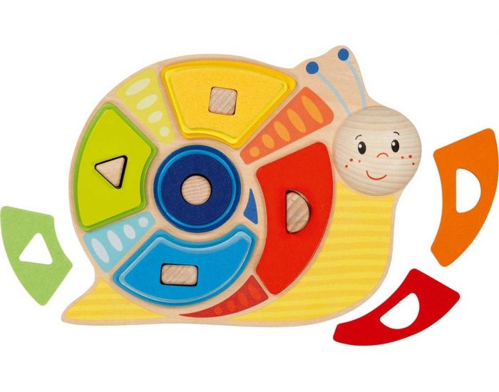 GOKI Escargot Formes et Couleurs - D�s 2 ans