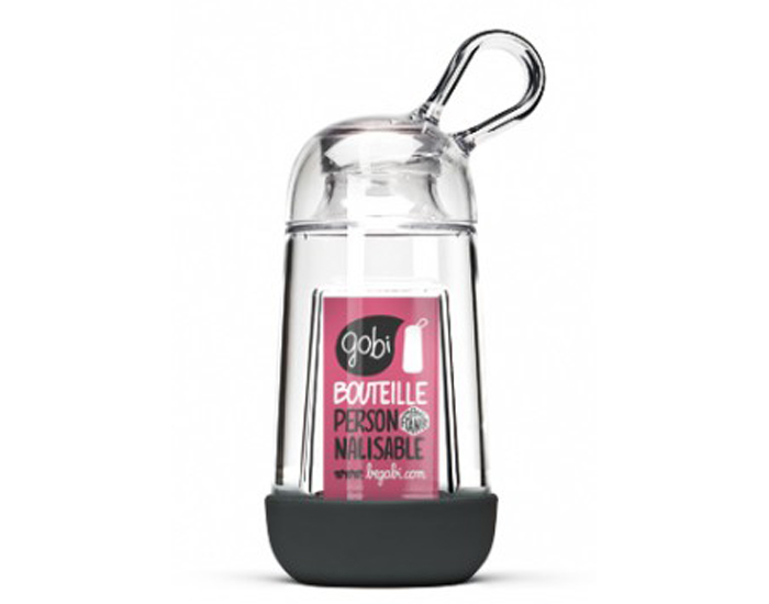 MINI GOBI Gourde Enfant Personnalisable Made in France en Tritan - Orage - 25 cl