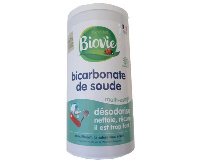 BIOVIE Bicarbonate de Soude Multi-Usage - Salière - 250 g