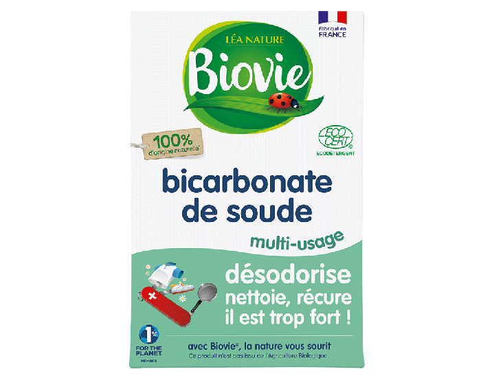 BIOVIE Bicarbonate de Soude Multi-Usage Naturel - 500 g