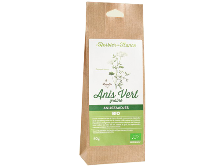 L'HERBIER DE FRANCE Anis Vert Graines - 50 g