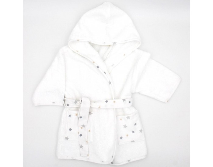 GLOOP Peignoir de Bain Bb en Coton Bio - 18/24 mois