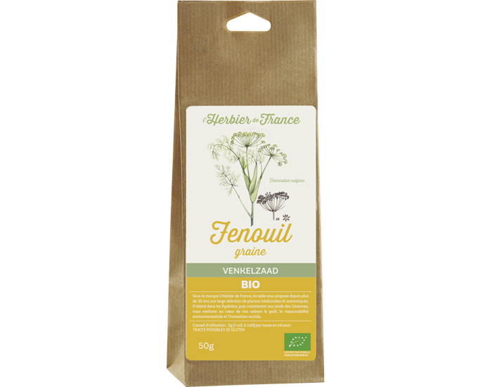 L'Herbier De France - graines de fenouil - 50 g