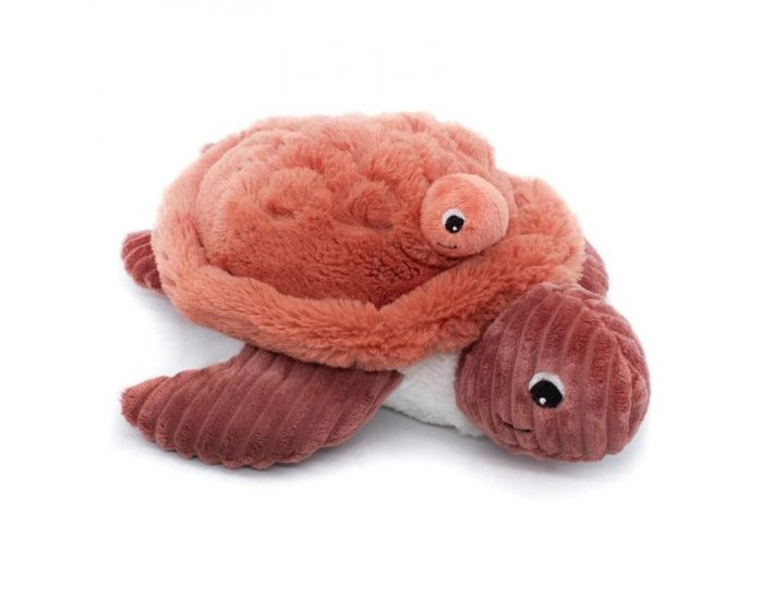 LES D�GLINGOS Peluche Ptipotos - Maman B�b� Tortue - Terracotta - D�s 12 mois
