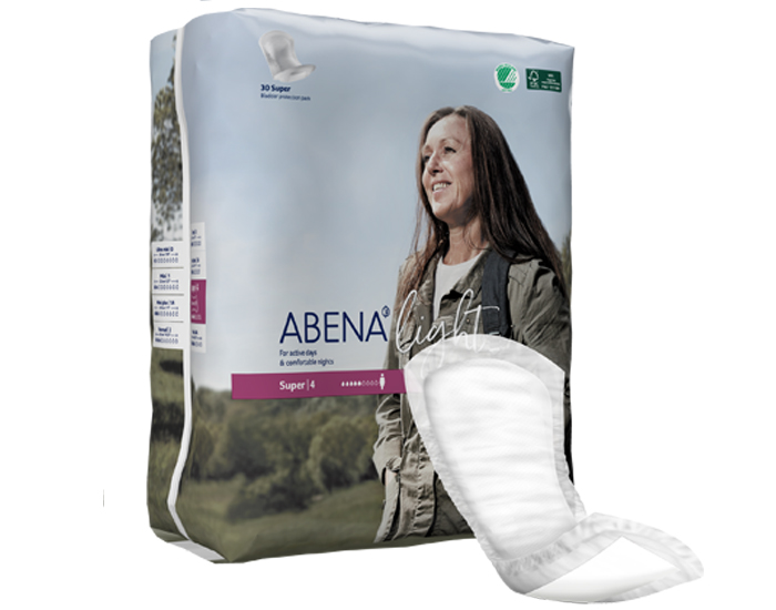 ABENA Light Serviettes Incontinence Super - Paquet de 30 - 850 ml