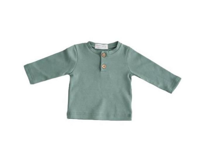 KARIN� T-Shirt B�b� en Coton Pima Bio - Vert Eucalyptus