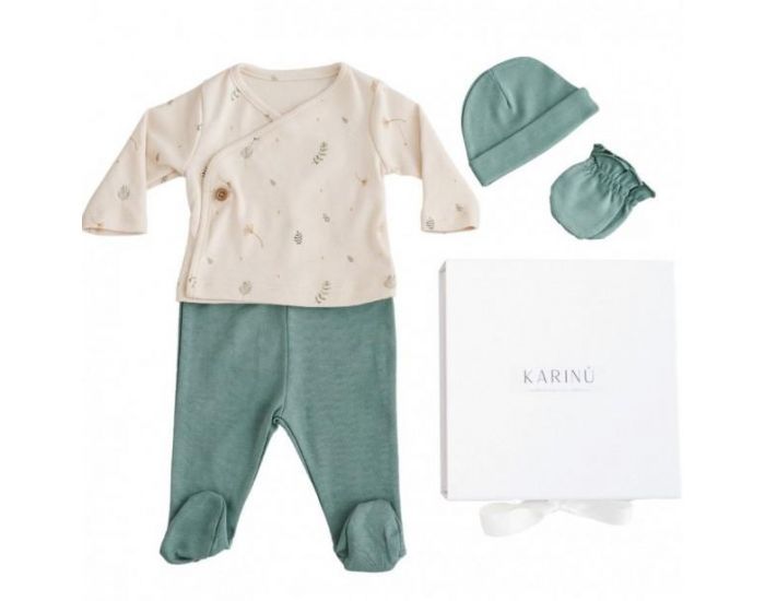 KARIN� Coffret Tenue & Accessoires Bio Green - Naissance