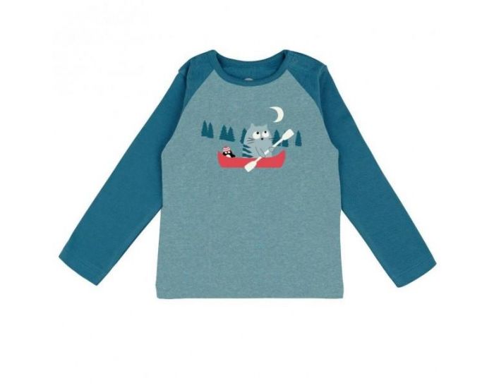 LA QUEUE DU CHAT T-Shirt B�b� Bio � Manches Longues - Cano�