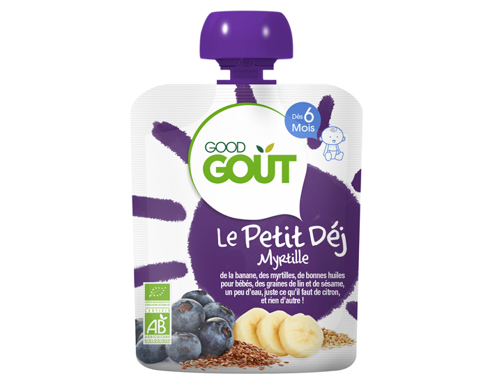 GOOD GOUT Le Petit Dj Myrtille - Ds 6 mois - 70 g