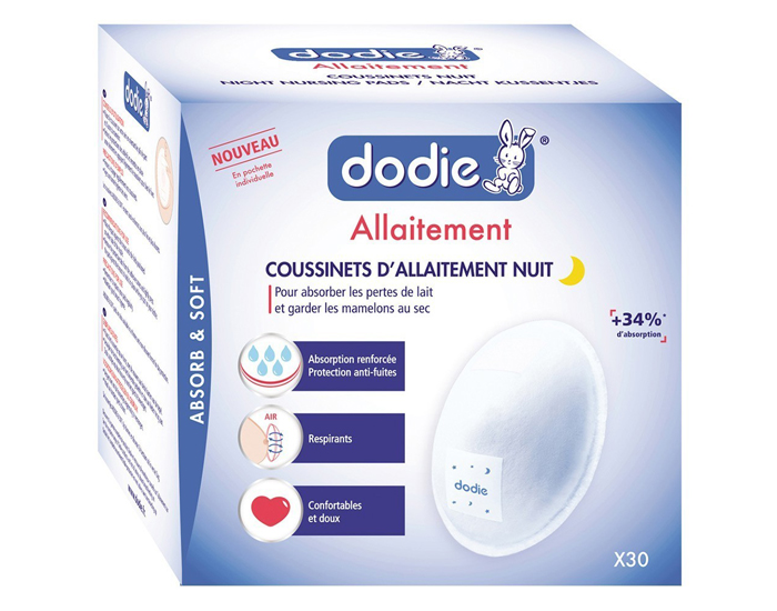 DODIE Coussinets d'Allaitement Nuit - x30
