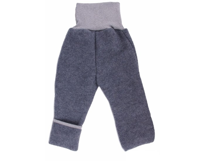 IOBIO Pantalon Bb - Polaire de Laine - Anthracite 