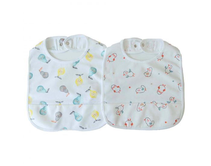 KITIKATE Lot de 2 Bavoirs Imperm�ables