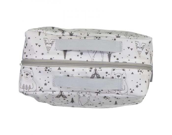 CHOUCHOUETTE Valisette de toilette Fox and bear noir et blanc