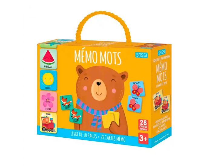 SASSI JUNIOR Joue et Apprends - M�mo Mots - D�s 3 ans 