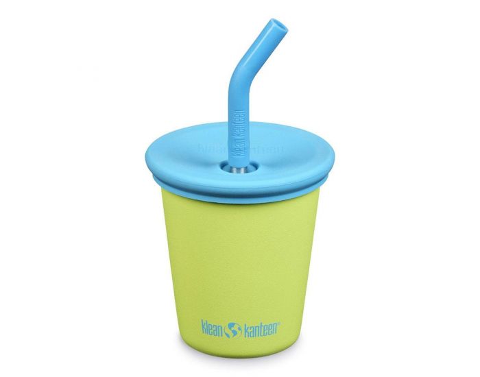 KLEAN KANTEEN Gobelet en Inox avec Couvercle � Paille - 296 ml