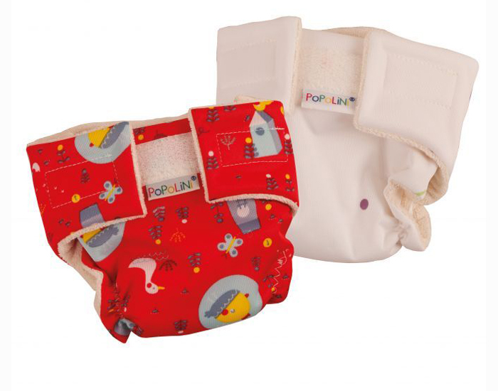 POPOLINI Couche Lavable pour Poupe - Ds 3 ans