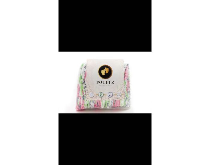 POUPI'Z Couches cologiques Instant Flower - Taille 4