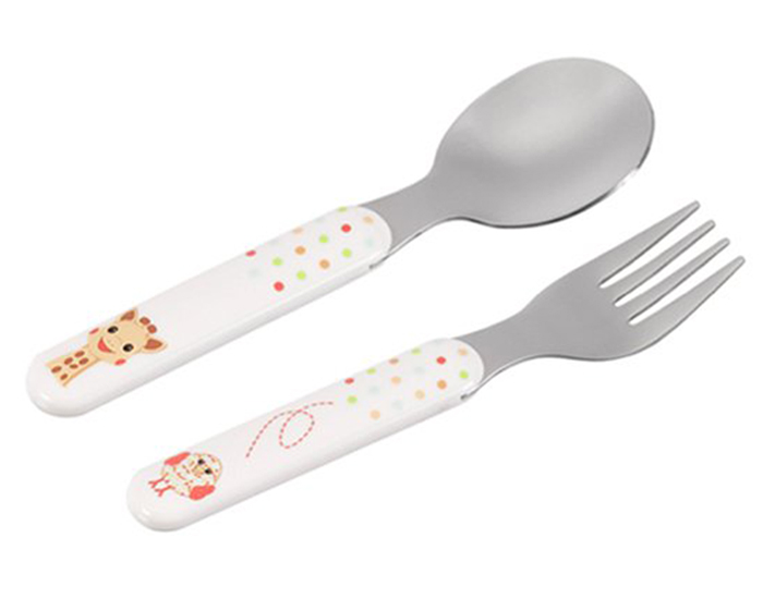 VULLI Couverts d'Apprentissage Sophie la Girafe - Ds 6 mois