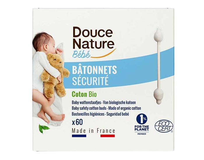 les carrés de coton bio bébé x 60 sont spécialement adaptés à la toilette  et aux soins de bébé