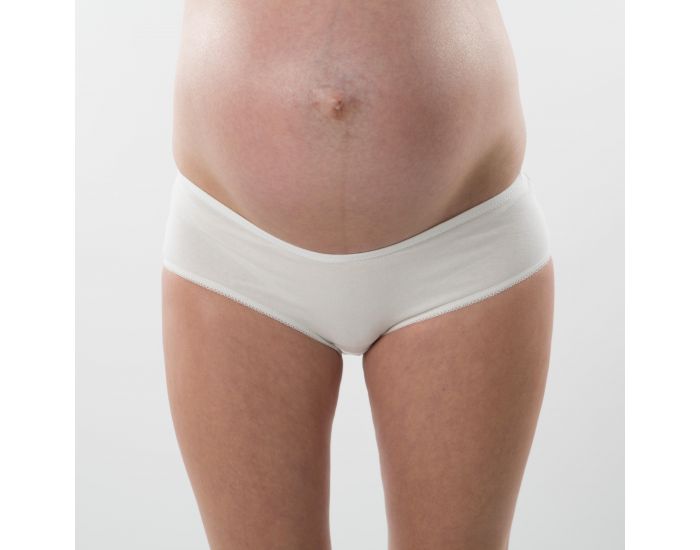 BOGEMA Culotte de grossesse coton BIO Blanc