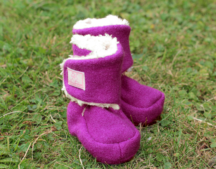 PICKAPOOH Bottines B�b� � Large Scratch en Laine - Dalia