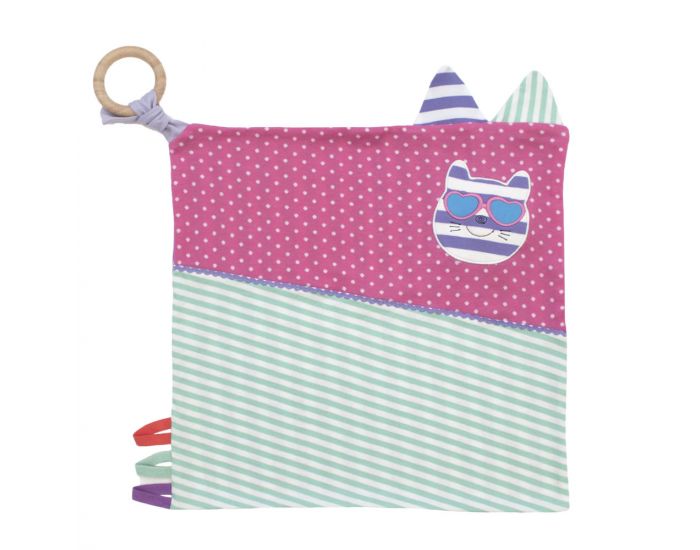 ORGANIC FARM BUDDIES Doudou d'activit Katnap kitty - Ds la naissance