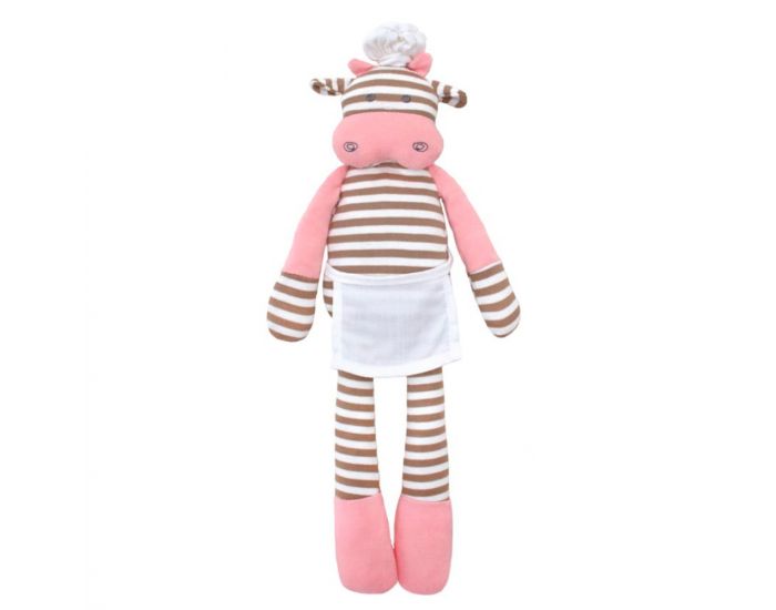 ORGANIC FARM BUDDIES Doudou Bio Chef Cow - Ds la naissance