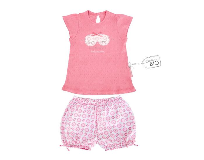 LITTLE CREVETTE Pyjama-short fille Pyjama Party