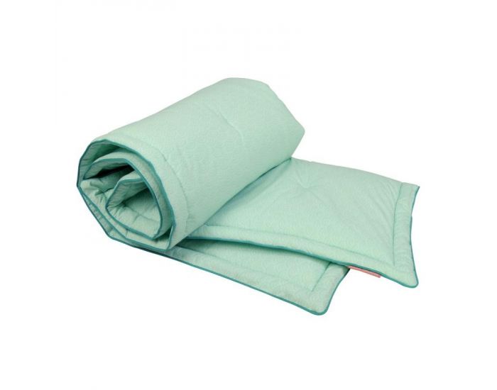 LITTLE CREVETTE Edredon bleu cailles