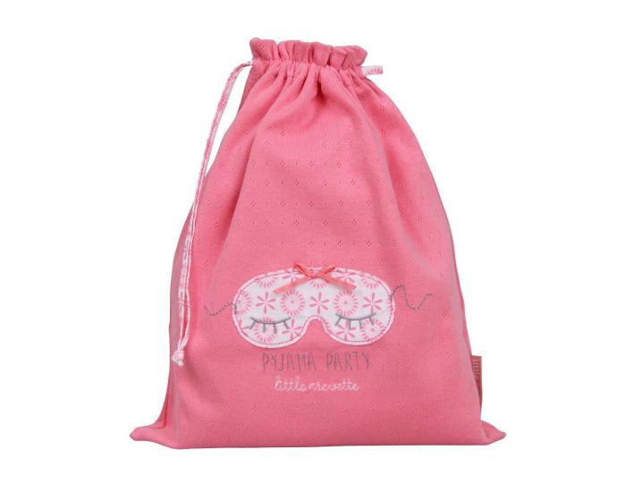 LITTLE CREVETTE Sac  coulisses Pyjama Party